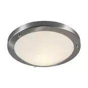 Pametna stropna svetilka jeklo 31 cm vključno z WiFi A60 IP44 - Yuma