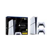PlayStation Igralna konzola 5 Slim Digital in dodaten DualSense kontroler