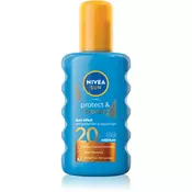 Nivea Sun Protect & Bronze intenzivno pršilo za sončenje SPF 20