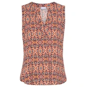 LASCANA Bluza  bež / rjava / temno zelena / vinsko rdeča
