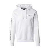EA7 Emporio Armani Majica črna/bela