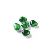 Macije oko (cat’s eye) srce 10 mm zelena pakovanje