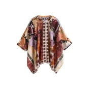 Next Bluza rjasto rjava/siva/majnica/črna