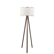 OPVIQ AYD 2984 Podna lampa, Drvena, E27, Bela