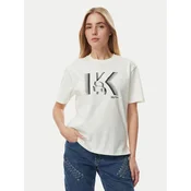 KARL LAGERFELD Majica B4W17003 Kremna Regular Fit