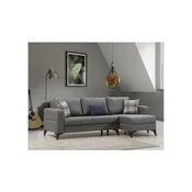 Kristal Rest 2+Corner - Dark Grey Dark Grey Corner Sofa-Bed