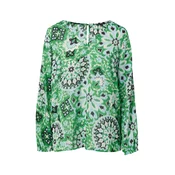 COMMA Bluza svetlo modra/kivi/bela