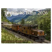 Rhätische Bahn 2026 (Wandkalender 2026 DIN A4 quer), CALVENDO Monatskalender
