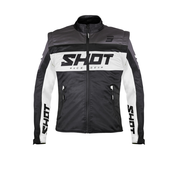 Softshell jakna Shot Softshell Lite crno-bijela