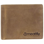 MEATFLY Moška usnjena denarnica Eliot Premium Oak