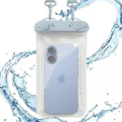 GS Vodoodporni ovitek za telefon IPX8, univerzalni, mavrični, moder