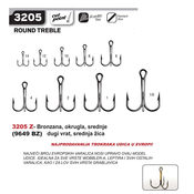 Cannelle Udica za pecanje 3205 Z, 9649 Bz Eagle Claw, Velicina 14