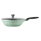 BUYDEEM Lito aluminijasta ponev z nepridipravi 30 cm, model CP102, barva Cozy Greenish