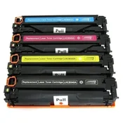 toner HP CB540A, CB541A, CB542A, CB543A (125A), štiri pakete, multipack, alternativni