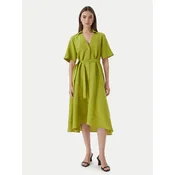 Marella Srajčna obleka Detto 2615221082 Zelena Regular Fit