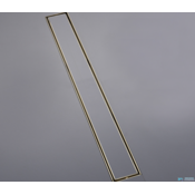 Kanaleta v mat zlati barvi (brušeno zlato) 80 cm ali 60 cm | EYN GBK1004 (Dolžina: 80 cm)