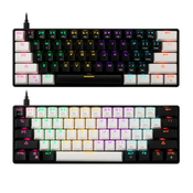 Gamdias tastatura Aura GK2 mehanicka 60% RGB crnobela