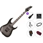 Ibanez GRG121DX-MGS Premium SET Metallic Gray Sunburst Električna kitara