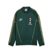 PUMA AC Milan KING Anthem Jacket Youth, Football, Dark Myrtle/Sunny Yellow, 7-8Y