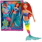 Steffi Love lutka 39cm Sparkle Mermaid Rainbow Lights 105733656
