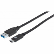 MANHATTAN kabel USB A/USB C SuperSpeed+. 1m