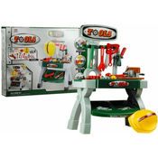 Kids Childrens Work Bench Play Set Tools Vice DIY WorkshopGO – Kart na akumulator – (B-Stock) crveni