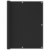 Balkonski zastor HDPE 120 x 500 cm antracit