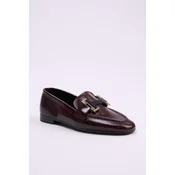 Trendyol Shoes Ženske mokasine Takss26La00009, Bordo