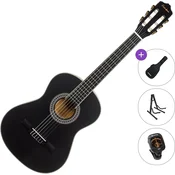 Pasadena PC-10-3/4 Standard SET Black 3/4 klasična kitara za otroke