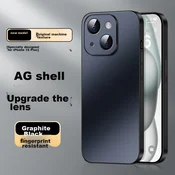 Shangsu Maska za mobilni telefon iPhone 15 Plus, Crna