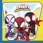 Spidey komplet papirnatih prtičkov – 2-slojni, 33x33 cm, 20 kosov