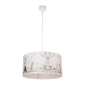 Deciji luster KIDS ROOM 1xE27/60W/230V, precnik 40 cm, sa motivom životinjica