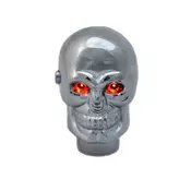 888 CAR ACCESSORIES Univerzalna ručica menjača kosturska glava plavo led svetlo
