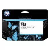 HP kartuša 745 (F9J98A), (130ml), foto črna
