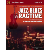 HUWS JONES:JAZZ,BLUES & RAGTIME FOR VIOLIN AND PIANO + AUDIO ACCESS