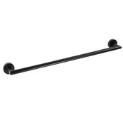 X-ROUND BLACK držalo za brisače 450x65 mm, črno mat - Črna - 505x55x65 mm - Sapho - X-ROUND - 24 - Medeninasti - 505 - Nosilec brisač: enoročni - Krožni - 505 - 55 - 65 - According to recommendation - 14