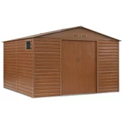 Malmo metalna ostava za alat 3,4 x 3,2 m Store Boss smeda