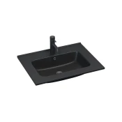 BATH DELUXE 06-060-27-02-00 - Vgradni umivalnik HYGE 61x46 cm keramika/črna