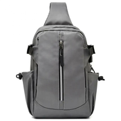 Naramna torba z USB polnjenjem Leon - Siva KP25623