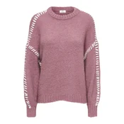 JDY Pulover JDYZoey mauve / bela