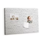 tulup.si Plošča iz plute Zid 60x40 cm Lesene zatiči