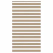 Zebra zavjesa Pješcano smeda 135x230 cm Širina tkanine 130,9 cm Poliester