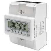 shumee Qoltec Trifazni elektronski števec | Števec porabe energije za DIN letev | 400 V | 100 A | LCD | 4P