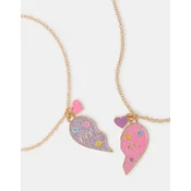 Monsoon Children Set ogrlica za devojcice Heart Bff, Višebojni