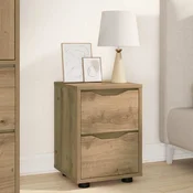 Nocni ormaric s ladicama Umjetnicki hrast 30,5 x 30 x 43 cm