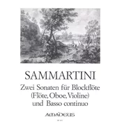 SAMMARTINI:ZWEI SONATEN,ALTBLOKFLOTE UND BASSO CONTINUO