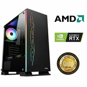 Racunalo INSTAR Gamer Diablo, AMD Ryzen 5 5600X up to 4.6GHz, 16GB DDR4, 1TB NVMe SSD, AMD Radeon RX6600 8GB, NO ODD, 5 god jamstvo