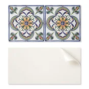 shumee PVC samolepilne ploščice z motivom, idealne za hodnik, cvetlični vzorec na ploščici 6x60x30 cm