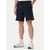 Tommy Hilfiger Športne kratke hlače Global Stripe MW0MW42883 Mornarsko modra Regular Fit