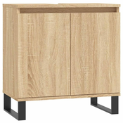 Kupaonski ormaric boja hrasta 58x33x60 cm konstruirano drvo